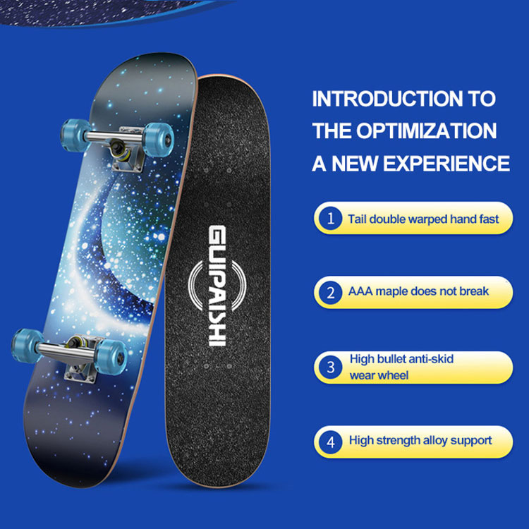 Skládání 4 kol Elektrické inteligentní skateboardy s řídítkami